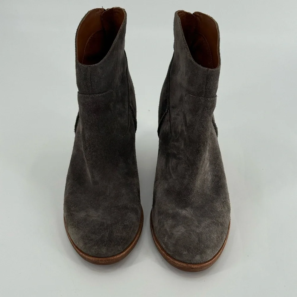 Kork-Ease‎ Lapra Western Bootie Gray Suede 7.5